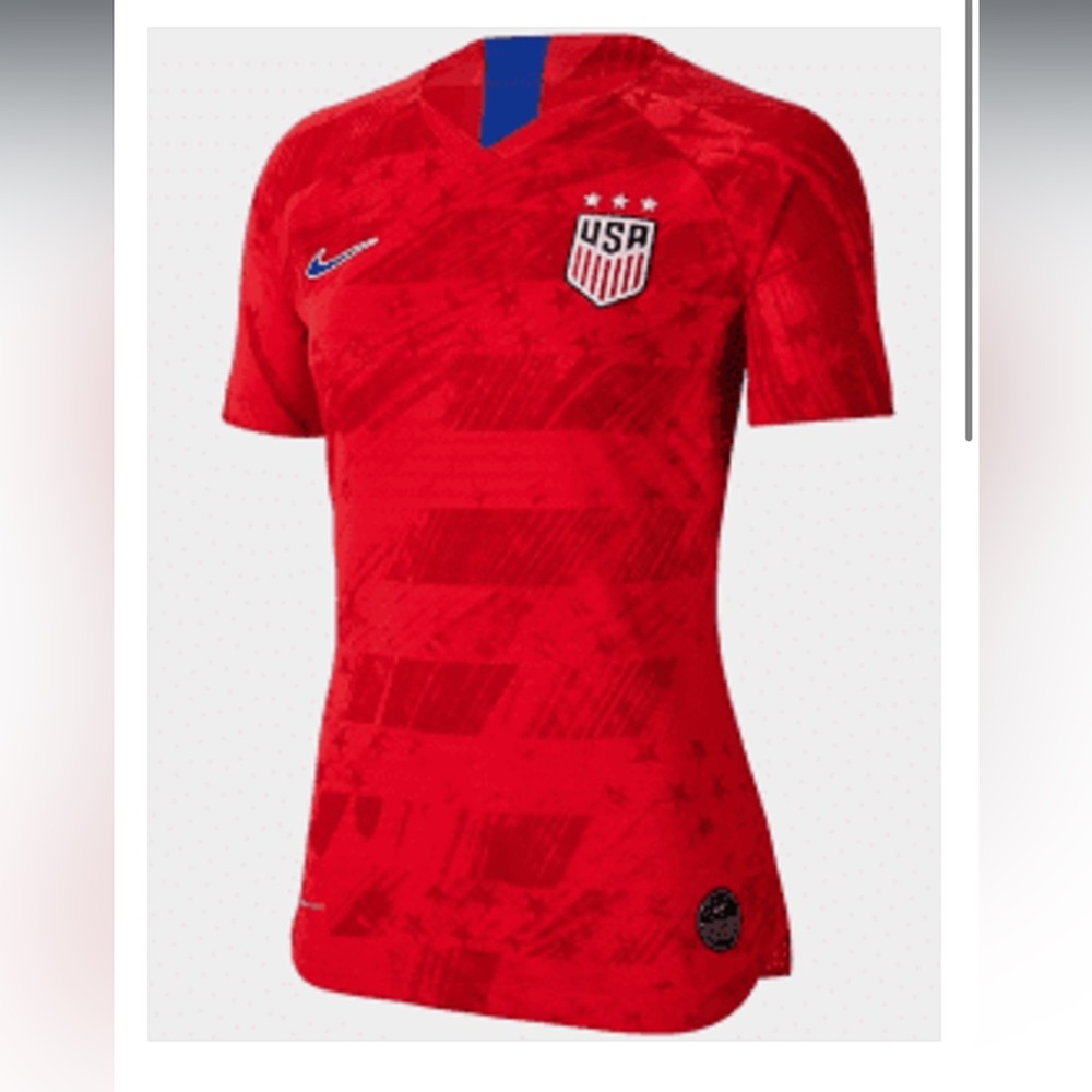 Nike USWNT World Cup Champions Soccer Jersey with gold star